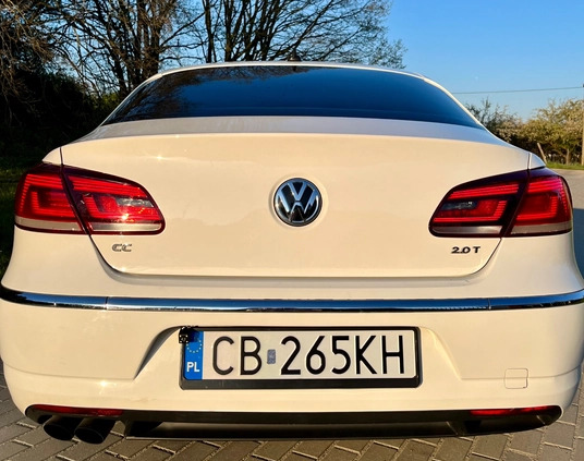 Volkswagen CC cena 45500 przebieg: 190000, rok produkcji 2012 z Bydgoszcz małe 121